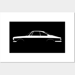 Simca Coupe 1000 Silhouette Posters and Art